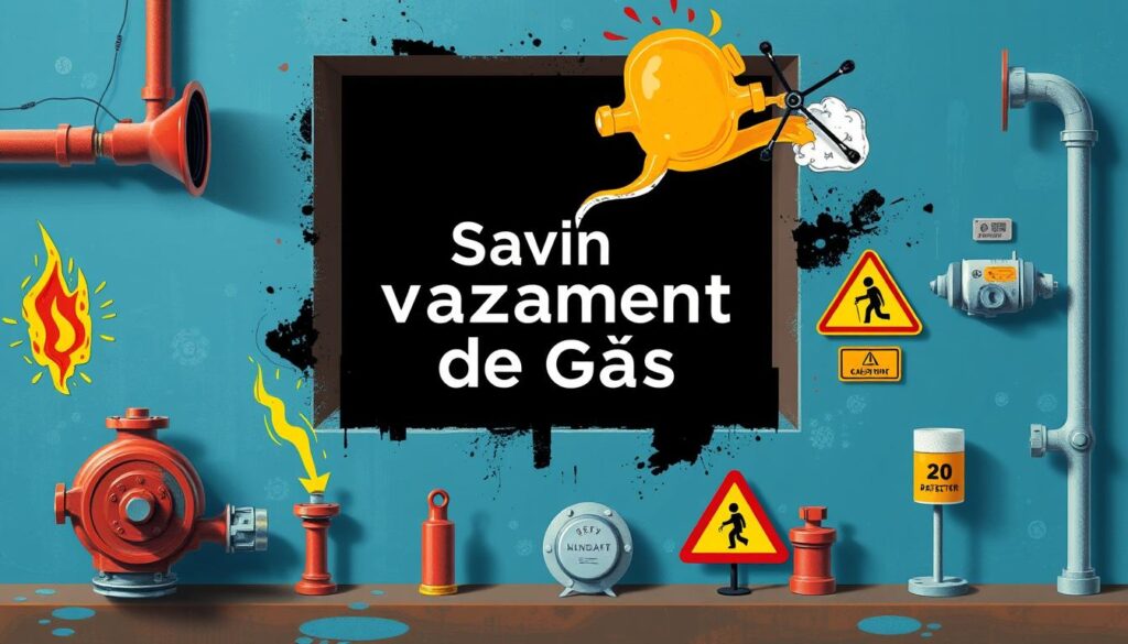 Sinais de vazamento de gás